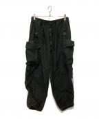 POLIQUANTポリクアント）の古着「カーゴパンツ」｜ブラック