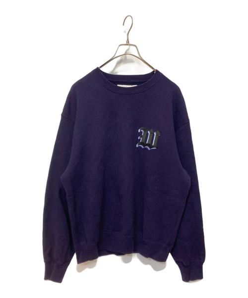 WACKO MARIA（ワコマリア）WACKO MARIA (ワコマリア) MIDDLE WEIGHT CREW NECK SWEAT SHIRT パープル サイズ:Ｓの古着・服飾アイテム