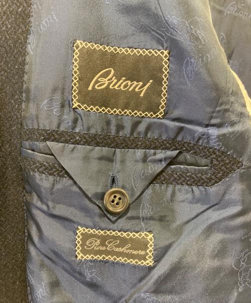 BRIONI（ブリオーニ）BRIONI (ブリオーニ) カシミヤテーラードジャケット ネイビー サイズ:52Rの古着・服飾アイテム