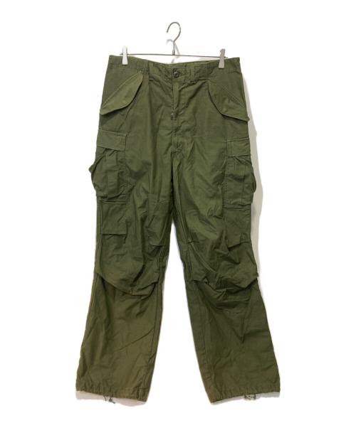 US ARMY（ユーエスアーミー）US ARMY (ユーエスアーミー) 70’s M-65 フィールドカーゴパンツ オリーブ サイズ:不明の古着・服飾アイテム