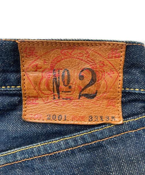 EVISU（エヴィス）EVISU (エヴィス) No.2デニムパンツ インディゴ サイズ: W33×L35の古着・服飾アイテム