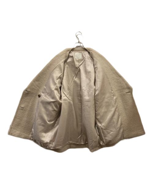 GALLARDA GALANTE（ガリャルダガランテ）GALLARDA GALANTE (ガリャルダガランテ) モヘヤ シャギー ハーフ ダブル コート アイボリー サイズ:FREEの古着・服飾アイテム