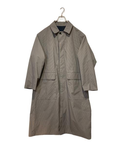 TOMORROW LAND（トゥモローランド）TOMORROW LAND (トゥモローランド) ポリエステルツイル リバーシブルステンカラーコ-ト ネイビー サイズ:Mの古着・服飾アイテム