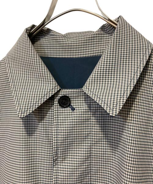 TOMORROW LAND（トゥモローランド）TOMORROW LAND (トゥモローランド) ポリエステルツイル リバーシブルステンカラーコ-ト ネイビー サイズ:Mの古着・服飾アイテム