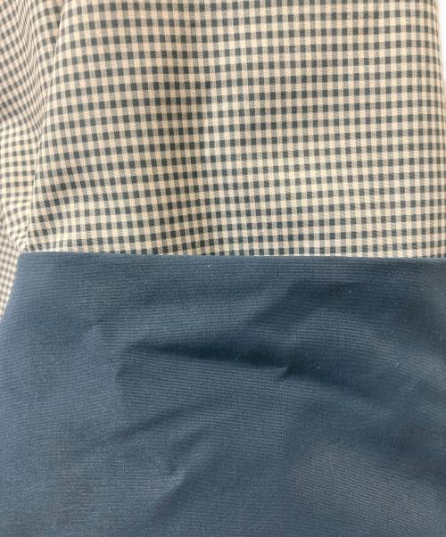 TOMORROW LAND（トゥモローランド）TOMORROW LAND (トゥモローランド) ポリエステルツイル リバーシブルステンカラーコ-ト ネイビー サイズ:Mの古着・服飾アイテム