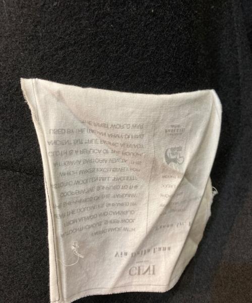 CINI VENEZIA（チニー ベネチア）CINI Venezia (チニー ベネチア) ウールフーデットコート ブラック サイズ:不明の古着・服飾アイテム