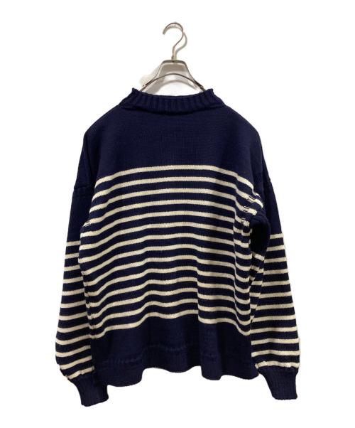 GUERNSEY WOOLLENS（ガンジーウーレンズ）GUERNSEY WOOLLENS (ガンジーウーレンズ) Traditionalガンジーセーター ネイビー サイズ:52の古着・服飾アイテム