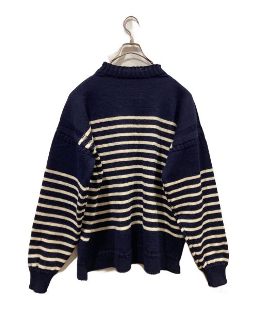 GUERNSEY WOOLLENS（ガンジーウーレンズ）GUERNSEY WOOLLENS (ガンジーウーレンズ) Traditionalガンジーセーター ネイビー サイズ:52の古着・服飾アイテム