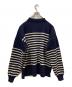 GUERNSEY WOOLLENS (ガンジーウーレンズ) Traditionalガンジーセーター ネイビー サイズ:52：8000円