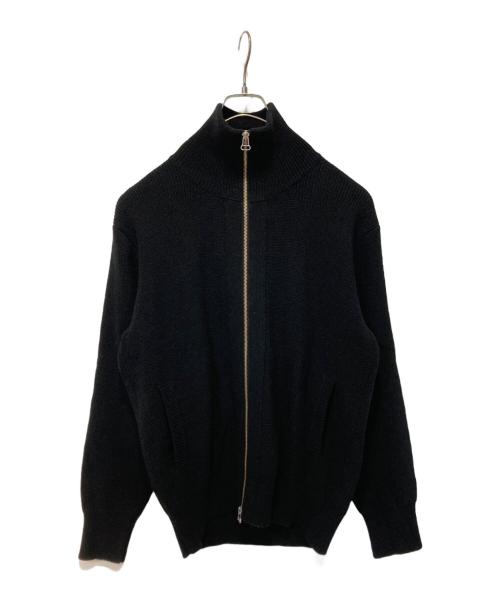 slopeslow（スロープスロウ）SLOPESLOW (スロープスロウ) ドライバーズニット ブラック サイズ:Mの古着・服飾アイテム