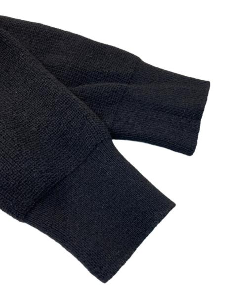 slopeslow（スロープスロウ）SLOPESLOW (スロープスロウ) ドライバーズニット ブラック サイズ:Mの古着・服飾アイテム