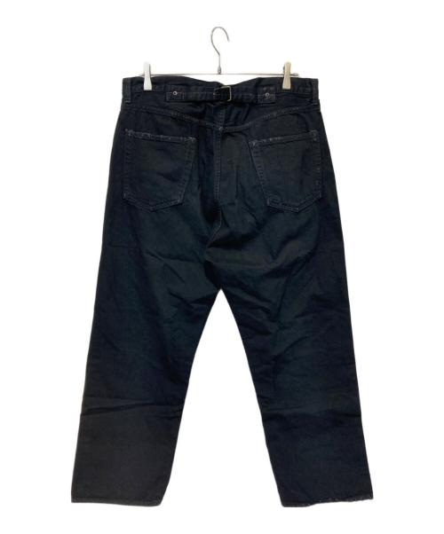 A.PRESSE（アプレッセ）A.PRESSE (アプレッセ) Washed Wide Denim Pants ブラック サイズ:38の古着・服飾アイテム