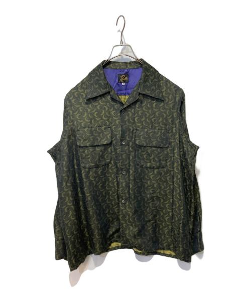 Needles（ニードルズ）Needles (ニードルズ) クレセント ジャガード クラシック シャツ ブラック サイズ:Mの古着・服飾アイテム