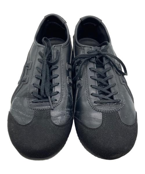 asics（アシックス）asics (アシックス) ローカットスニーカー ブラック サイズ:26cmの古着・服飾アイテム