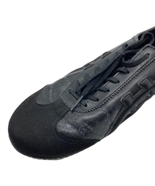 asics（アシックス）asics (アシックス) ローカットスニーカー ブラック サイズ:26cmの古着・服飾アイテム