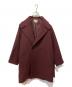 STEVEN ALAN（スティーブンアラン）の古着「GOWN COAT MIDDLE」｜ボルドー