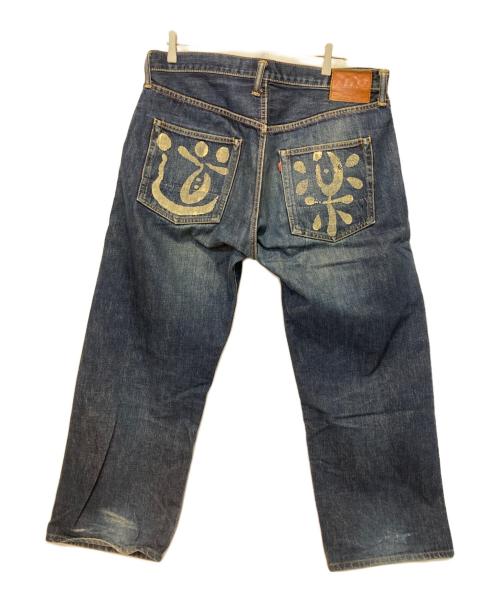 EVISU（エヴィス）EVISU (エヴィス) デニムパンツ インディゴ サイズ:38×35の古着・服飾アイテム