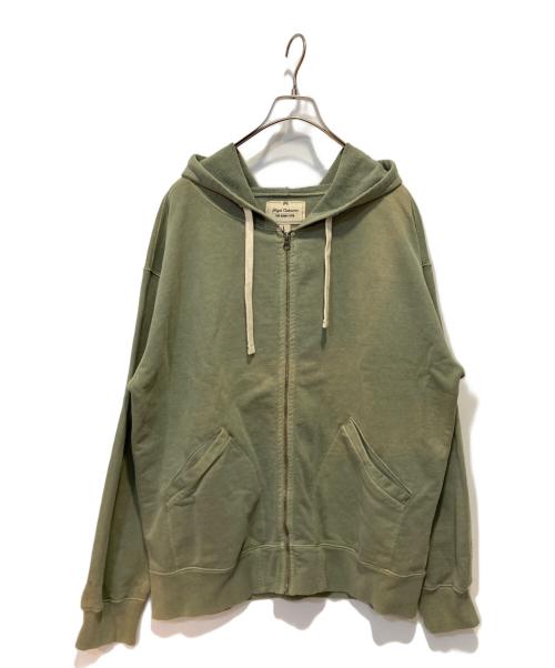 NIGEL CABOURN（ナイジェルケーボン）NIGEL CABOURN (ナイジェルケーボン) ジップパーカー グリーン サイズ:Lの古着・服飾アイテム
