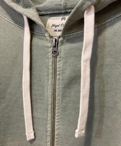 NIGEL CABOURN（ナイジェルケーボン）NIGEL CABOURN (ナイジェルケーボン) ジップパーカー グリーン サイズ:Lの古着・服飾アイテム