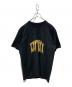 doublet（ダブレット）の古着「FRINGE EM BROIDERY PRINT T-SHIRT」｜ブラック