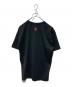 doublet (ダブレット) FRINGE EM BROIDERY PRINT T-SHIRT ブラック サイズ:S：7000円