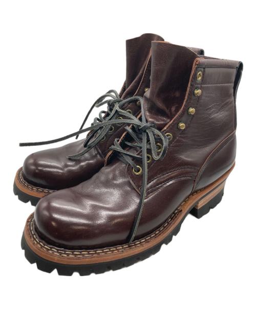 WHITE'S BOOTS（ホワイツブーツ）WHITE'S BOOTS (ホワイツブーツ) レースアップブーツ ボルドー サイズ:8 1/2 Eの古着・服飾アイテム