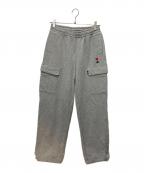WIND AND SEAウィンダンシー）の古着「Heart & Spade Sweat Cargo Pants」｜グレー