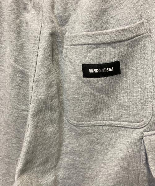 WIND AND SEA（ウィンダンシー）WIND AND SEA (ウィンダンシー) Heart & Spade Sweat Cargo Pants グレー サイズ:Ｓの古着・服飾アイテム