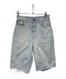 Acne studios（アクネ ストゥディオズ）の古着「カットオフデニムショートパンツ」｜ブルー