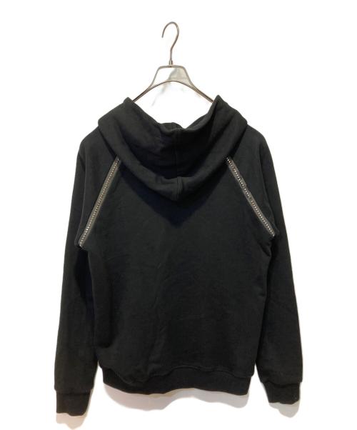 Saint Laurent Paris（サンローランパリ）Saint Laurent Paris (サンローランパリ) Studs Zip Up Hoodie ブラック サイズ:Sの古着・服飾アイテム