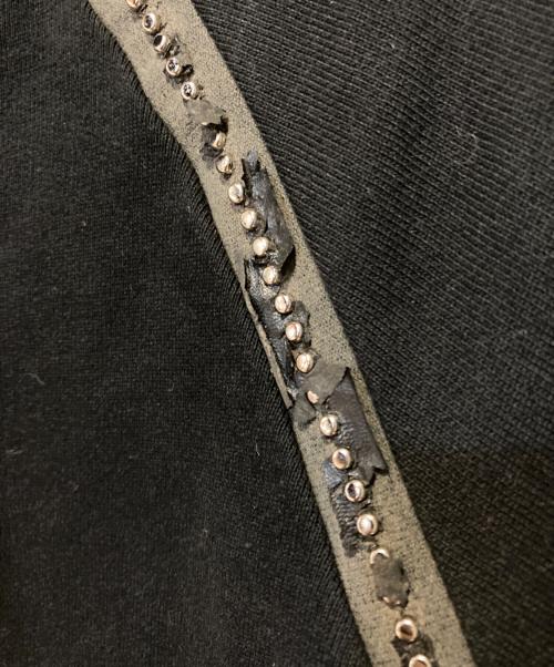 Saint Laurent Paris（サンローランパリ）Saint Laurent Paris (サンローランパリ) Studs Zip Up Hoodie ブラック サイズ:Sの古着・服飾アイテム