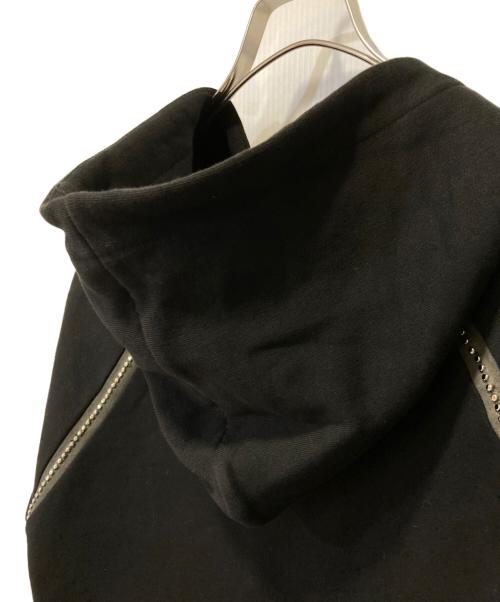 Saint Laurent Paris（サンローランパリ）Saint Laurent Paris (サンローランパリ) Studs Zip Up Hoodie ブラック サイズ:Sの古着・服飾アイテム