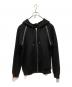 Saint Laurent Paris（サンローランパリ）の古着「Studs Zip Up Hoodie」｜ブラック