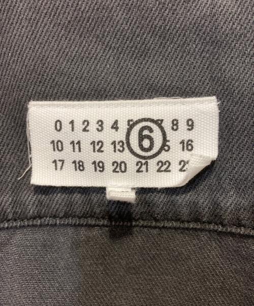 MM6 Maison Margiela（エムエムシックスメゾンマルジェラ）MM6 Maison Margiela (エムエムシックスメゾンマルジェラ) デニムシャツ ブラック サイズ:48の古着・服飾アイテム