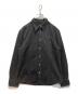 MM6 Maison Margiela（エムエムシックスメゾンマルジェラ）の古着「デニムシャツ」｜ブラック