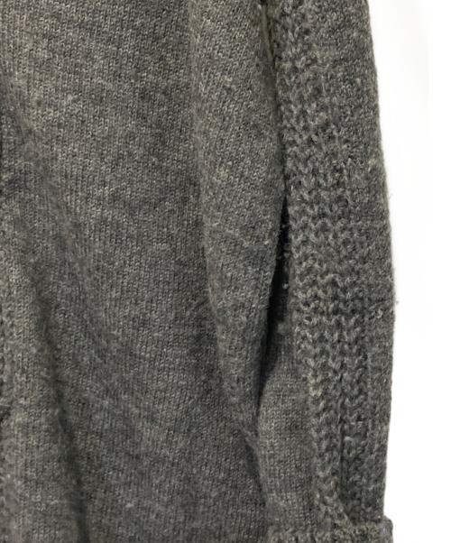 JUNYA WATANABE COMME des GARCONS（(ジュンヤワタナベ コムデギャルソン）JUNYA WATANABE COMME des GARCONS ((ジュンヤワタナベ コムデギャルソン) ケーブルニット グレー サイズ:Ｓの古着・服飾アイテム