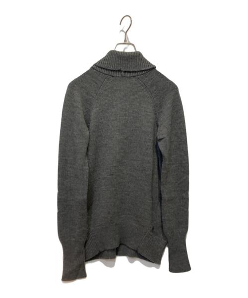 JUNYA WATANABE COMME des GARCONS（ジュンヤワタナベ コムデギャルソン）JUNYA WATANABE COMME des GARCONS ((ジュンヤワタナベ コムデギャルソン) ショールカラーニット グレー サイズ:Ｓの古着・服飾アイテム