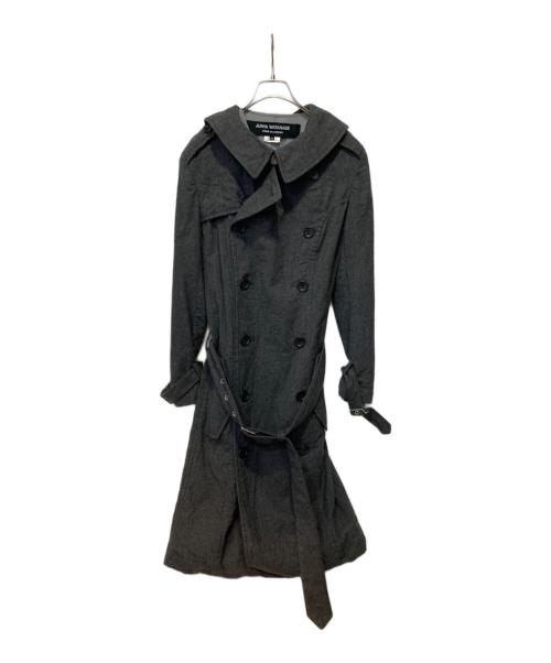 JUNYA WATANABE COMME des GARCONS（ジュンヤワタナベ コムデギャルソン）JUNYA WATANABE COMME des GARCONS ((ジュンヤワタナベ コムデギャルソン) ライナー付トレンチコート グレー サイズ:SSの古着・服飾アイテム