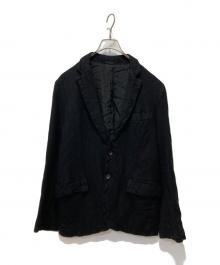 COMME des GARCONS HOMME（コムデギャルソン オム）の古着「縮絨加工テーラードジャケット」｜ブラック
