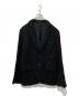 COMME des GARCONS HOMME（コムデギャルソン オム）の古着「縮絨加工テーラードジャケット」｜ブラック