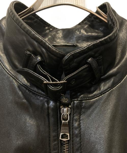 BANANA REPUBLIC（バナナリパブリック）BANANA REPUBLIC (バナナリパブリック) レザージャケット ブラック サイズ:Lの古着・服飾アイテム