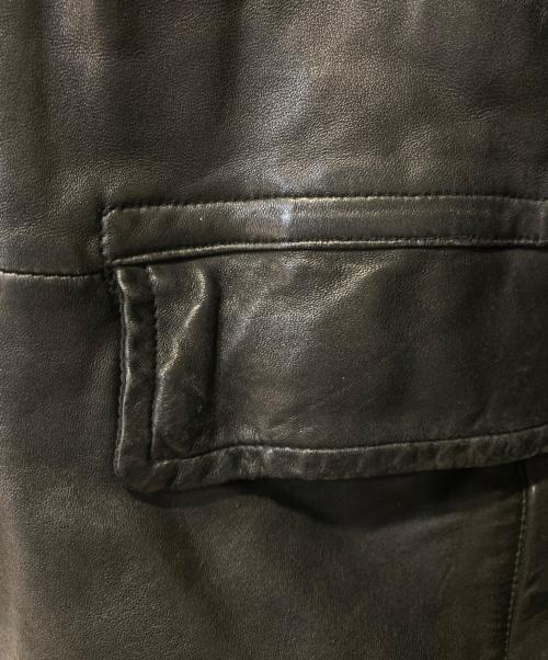 BANANA REPUBLIC（バナナリパブリック）BANANA REPUBLIC (バナナリパブリック) レザージャケット ブラック サイズ:Lの古着・服飾アイテム