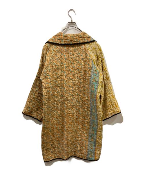 freada（フリーダ）Freada (フリーダ) リバーシブルリメイク刺し子キルトガウン オレンジ サイズ:FREEの古着・服飾アイテム