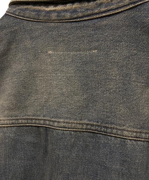 MM6 Maison Margiela（エムエムシックスメゾンマルジェラ）MM6 Maison Margiela (エムエムシックスメゾンマルジェラ) デニムシャツワンピース レッド サイズ:Ｓの古着・服飾アイテム