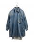 MM6 Maison Margiela（エムエムシックスメゾンマルジェラ）の古着「デニムシャツワンピース」｜レッド