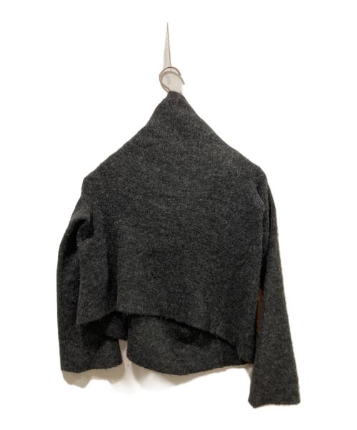 COMME des GARCONS tricot（コムデギャルソントリコ）COMME des GARCONS tricot (コムデギャルソントリコ) 変形ニット グレー サイズ:FREEの古着・服飾アイテム