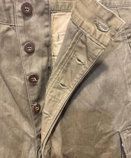 French Army（フランス軍）French Army (フレンチアーミー) M-47後期  カーゴパンツ オリーブ サイズ:35の古着・服飾アイテム