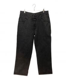 MARITHE+FRANCOIS GIRBAUD（マリテフランソワジルボー）の古着「デニムパンツ」｜ブラック