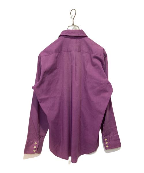 VAM CORT（ー）VAM CORT (ー) ハーフジップシャツ パープル サイズ:Lの古着・服飾アイテム