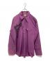 VAM CORT（ー）の古着「ハーフジップシャツ」｜パープル